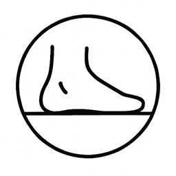 Flat foot diagram